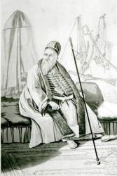 Portrait of Ali Pasha of Yannina, engraved by Robert Havell, 1822 (litho) (b/w photo) | Obraz na stenu