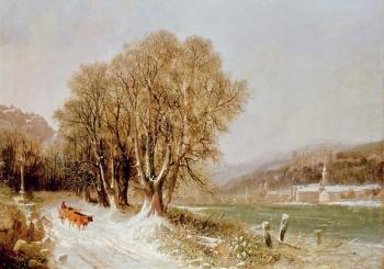 On the River Neckar, Heidelberg | Obraz na stenu