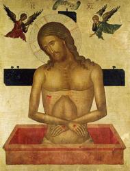 Icon depicting Christ in the tomb (oil on panel) | Obraz na stenu