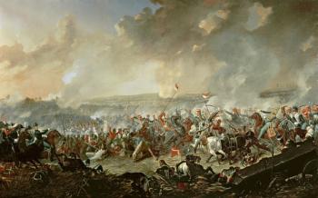 The Battle of Waterloo, 18th June 1815 (oil on canvas) | Obraz na stenu