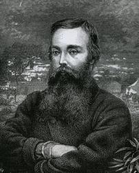 Robert O'Hara Burke, 1860 (engraving) | Obraz na stenu