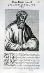 Strabo, illustration from Andre Thevet's 'Des vrais pourtaits et vies des hommes illustres', 1584 (engraving) | Obraz na stenu