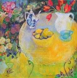 Lemon Tea in the Garden | Obraz na stenu