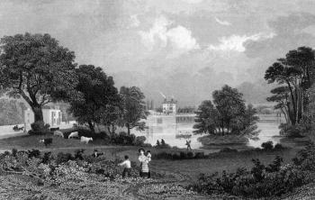 The Eagle, Snaresbrook, engraved by Samuel Lacey, 1832 (engraving) | Obraz na stenu