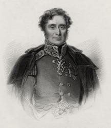 Fitzroy James Henry Somerset (1788-1855), 1st Baron Raglan (engraving) | Obraz na stenu