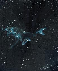 Star sign Capricorn, 2016, (oil on canvas board) | Obraz na stenu