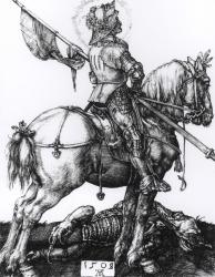 St. George and the Dragon, 1508 ( engraving) (b/w photo) | Obraz na stenu