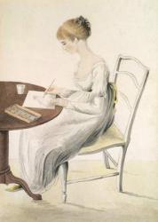 Fanny Austen-Knight (1793-1882) (w/c on paper) | Obraz na stenu