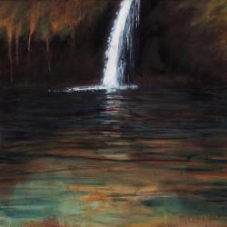 Waterfall III, 2016, (oil on canvas) | Obraz na stenu