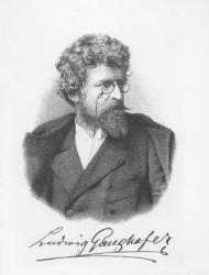 Ludwig Ganghofer (engraving) | Obraz na stenu