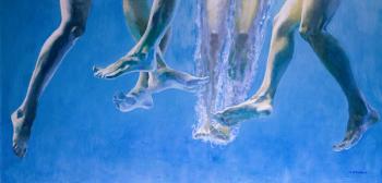 Plunge (oil on board) | Obraz na stenu