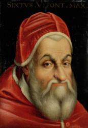 Pope Sixtus V (1520-90) (oil on canvas) | Obraz na stenu