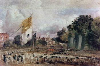 Celebration of the General Peace of 1814 in East Bergholt, 1814 (oil on canvas) | Obraz na stenu