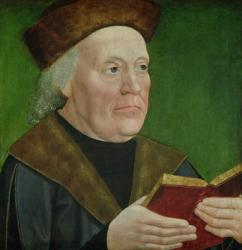 Mayor Hermann Langenbeck, c.1515 (oil on oak panel) | Obraz na stenu