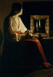 The Penitent Magdalen, c.1640 (oil on canvas) | Obraz na stenu