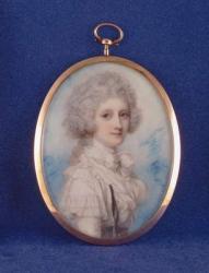 Elizabeth (1750-88) Countess of Hopetoun, 1789 (w/c & gouache on ivory) | Obraz na stenu