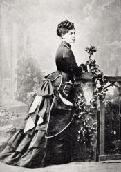 Miss Jennie Jerome, later Lady Randolph Churchill, from 'A Roving Commission by Winston S. Churchill', published by Scribner's, 1930 (litho) | Obraz na stenu