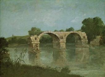 The Bridge at Ambrussum (oil on canvas) | Obraz na stenu