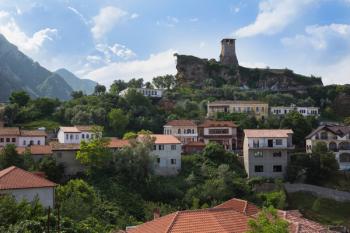 Kruja, Durres County, Albania. Castle of Kruja and Skanderbeg Museum. (photo) | Obraz na stenu