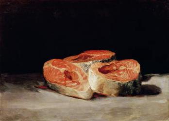 Still Life with Slices of Salmon, 1808-12 (oil on canvas) | Obraz na stenu