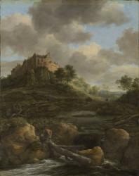 Bentheim Castle, 1650-82 (oil on canvas) | Obraz na stenu