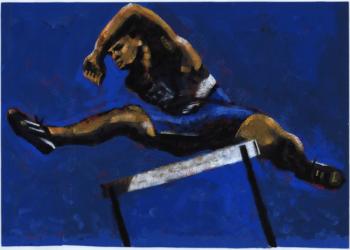 Hurdler, 2009 (acrylic) | Obraz na stenu