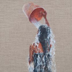 Girl Bathing, 2012 (acrylic on canvas) | Obraz na stenu