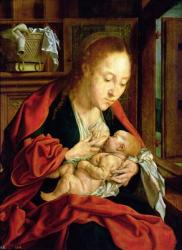 Madonna Feeding the Christ Child, 1511 (oil on panel) | Obraz na stenu