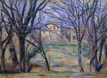 Trees and houses, 1885-86 (oil on canvas) (see also 287556) | Obraz na stenu