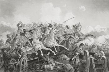 The Charge of the Light Brigade, 1883 (engraving) | Obraz na stenu