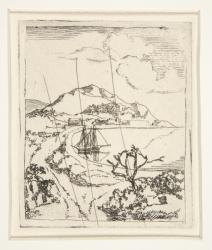 Greek Landscape, or The Anchorage (etching) | Obraz na stenu