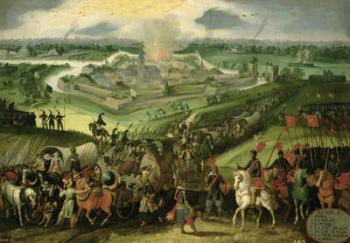 The City of Aerdres (War against the Low Countries) (oil on canvas) | Obraz na stenu