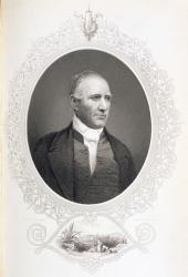 General Samuel Houston, from 'The History of the United States', Vol. II, by Charles Mackay, engraved from a daguerrotype (engraving) | Obraz na stenu