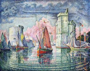 The Port at La Rochelle, 1921 (oil on canvas) | Obraz na stenu