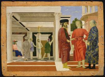 The Flagellation of Christ, c.1463-4 (tempera on panel) | Obraz na stenu