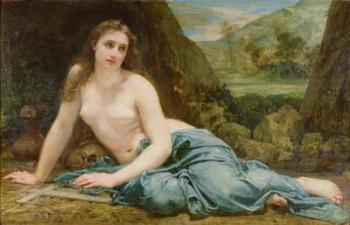The Penitent Magdalene, 1858 (oil on canvas) | Obraz na stenu