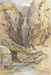 The Castalian Spring, Delphi, c.1895 (w/c & graphite on paper) | Obraz na stenu