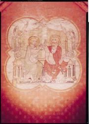 Blessing of the Virgin (fresco) | Obraz na stenu
