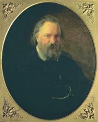 Portrait of Aleksandr Ivanovich Herzen (1812-70), 1867 (oil on canvas) | Obraz na stenu