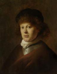 Portrait of Rembrandt Harmensz van Rijn, 1628 (oil on panel) | Obraz na stenu