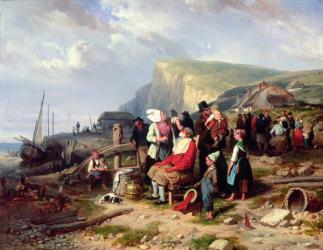 Returning Home, 1846 (oil on  panel) | Obraz na stenu