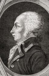 Francois Christophe Kellermann, engraved by Pannemaker-Ligny, from 'Histoire de la Revolution Francaise' by Louis Blanc (1811-82) (engraving) | Obraz na stenu