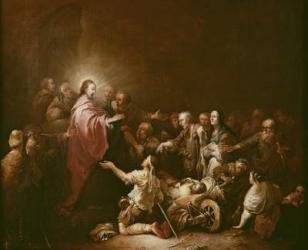Jesus Blessing the Sick (oil on canvas) | Obraz na stenu