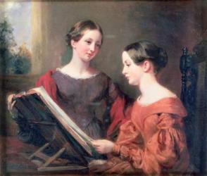 The Sisters, 1839 (oil on canvas) | Obraz na stenu