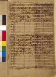 Passio Domini nostri J.C. secundum Evangelistam MATTHAEUM BWV 244, 1730s (pen on paper) | Obraz na stenu