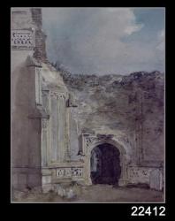 East Bergholt Church: North Archway of the Ruined Tower (w/c on paper) | Obraz na stenu