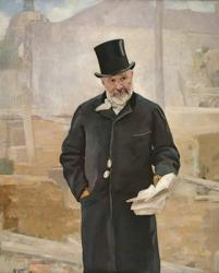 Portrait of Jean Charles Adolphe Alphand (1817-91) 1888 (oil on canvas) | Obraz na stenu