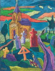 Day of the Dead, 2006 (pastel on paper) | Obraz na stenu