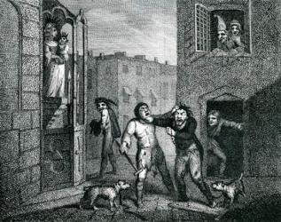 The Blind Beggars Hats 'The Wit's Magazine' 1784 (engraving) | Obraz na stenu