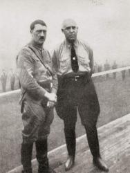 Adolf Hitler and Gregor Strasser. From I Knew Hitler by Kurt G.W. Ludecke, published 1938. | Obraz na stenu